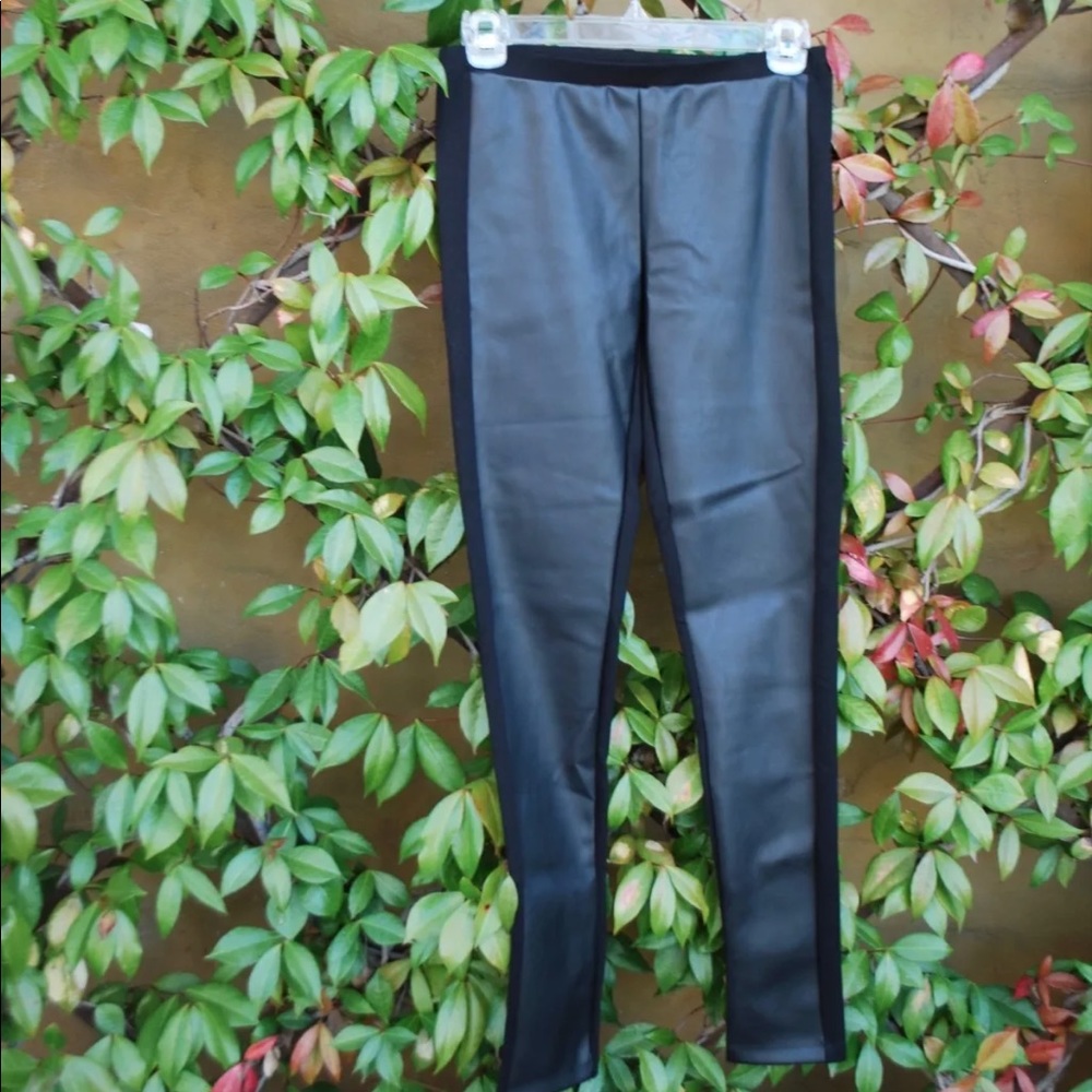 NWT Drew Faux Leather Leggings
